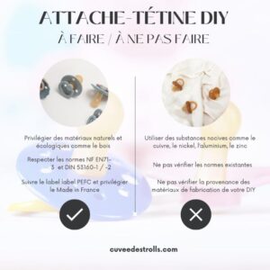 bonne pratique attache tetine diy