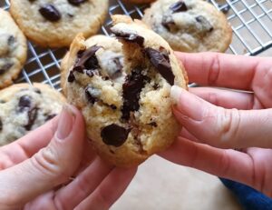 cookie fondant chocolat