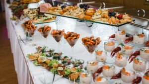 Un buffet de mariage
