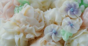 Fleurs en pâte à sucre