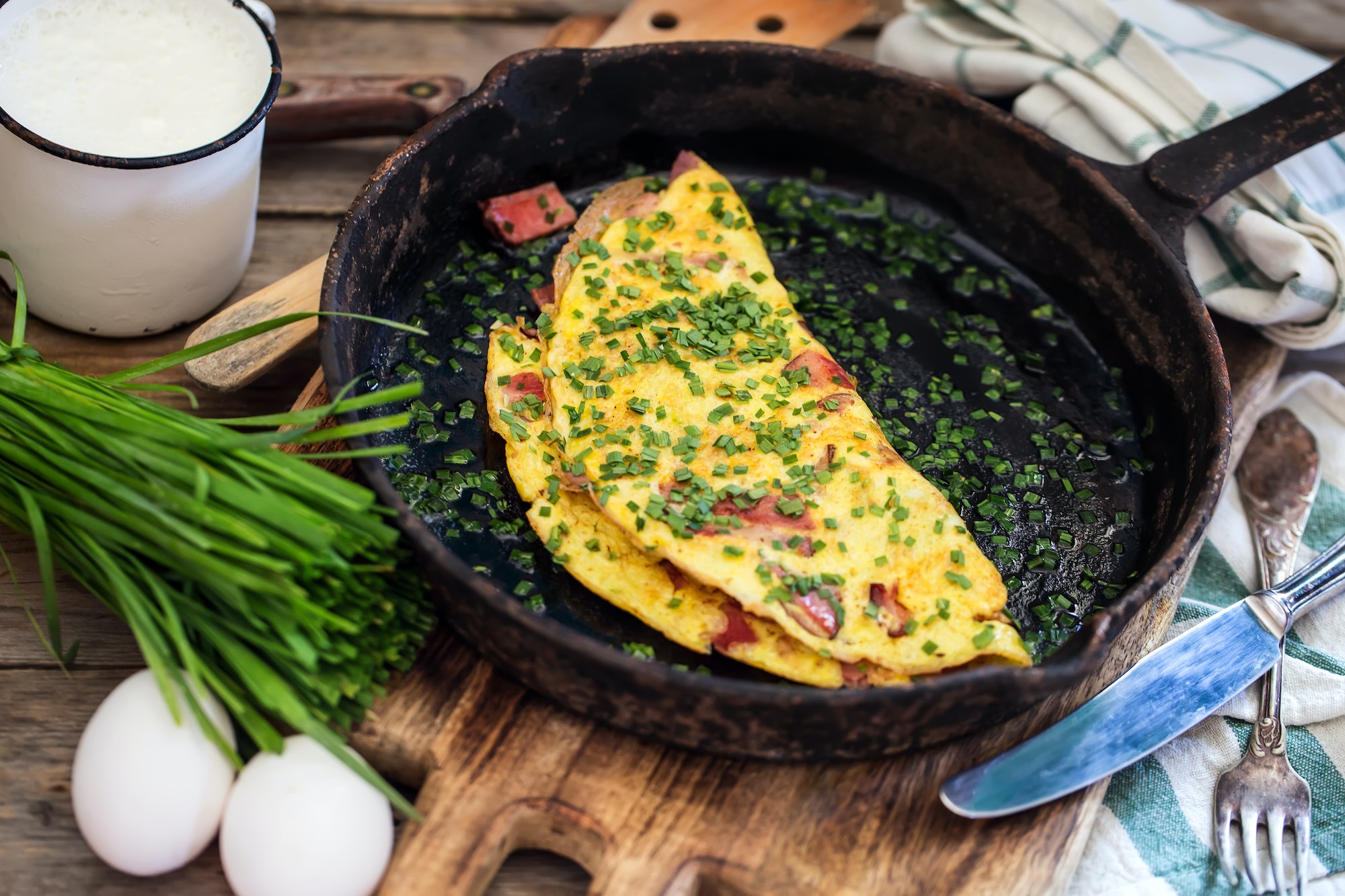 Initiez vos enfants à l’art de l’omelette aux légumes