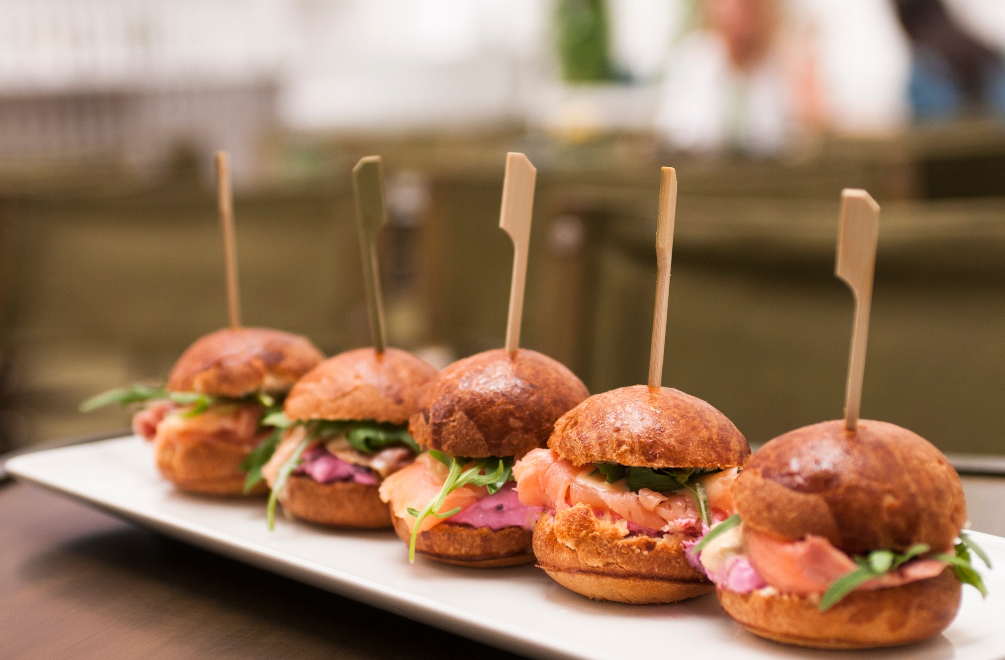 Mini-burgers pour une soirée jeux en famille