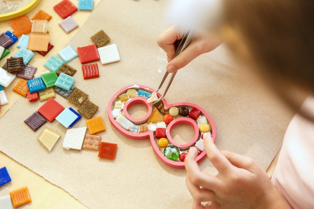 Mosaïque pour enfant: une super activité !