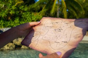 Carte pour la chasse au trésor